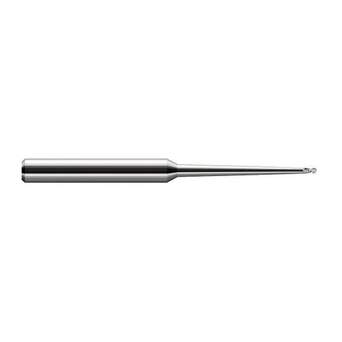Harvey Tool 29831 | 1/32" Diameter x 0.0470" LOC x 1/8" Shank x 2-1/2" OAL Uncoated Carbide Miniature Ball Deburring End Mill