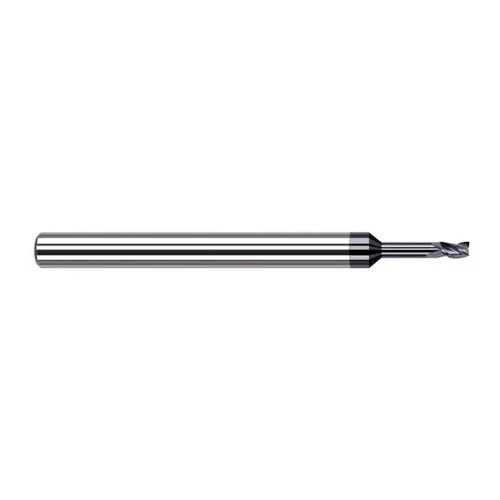 Harvey Tool 33305-C3 | 3.00mm Diameter x 1/8" Shank x 0.177" LOC x 2-1/2" OAL 3 Flute AlTiN Coated Carbide Square End Mill