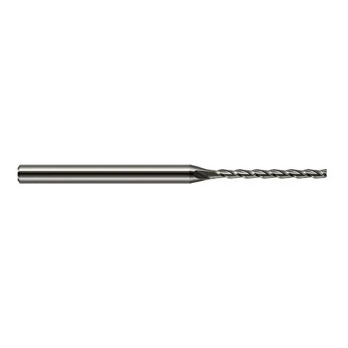 Harvey Tool 34990 | 0.090" Diameter x 1/8" Shank x 1.080" LOC x 2.500" OAL 3 Flute Uncoated Carbide Square End Mill