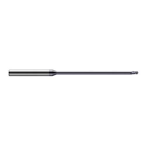Harvey Tool 40131-C3 | 1/32" Diameter x 0.0460" LOC x 1/8" Shank x 2-1/2" OAL AlTiN Coated Carbide Miniature Ball Deburring End Mill
