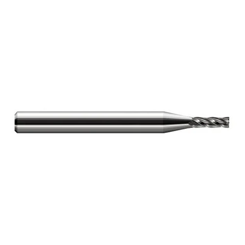 Harvey Tool 73095 | 0.095" Diameter x 1/8" Shank x 0.285" LOC x 1.500" OAL 4 Flute Uncoated Carbide Square End Mill