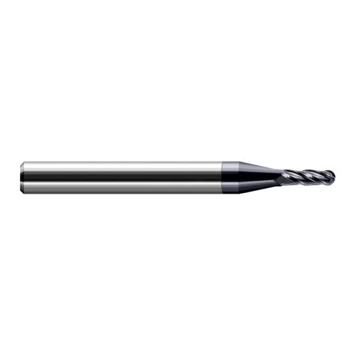 Harvey Tool 74346-C3 | 0.0460" Diameter x 0.1380" LOC x 1/8" Shank x 1-1/2" OAL AlTiN Coated Carbide Miniature Ball Deburring End Mill