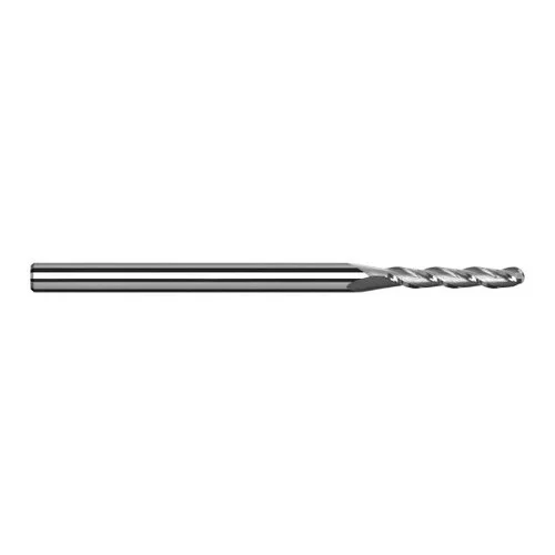 Harvey Tool 850047 | 3/64" Diameter x 1/8" Shank x 1/4" LOC x 2-1/2" OAL 3FL Uncoated Carbide Ball End Mill