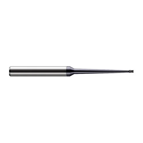 Harvey Tool 913208-C6 | 1/8" Diameter x 1/4" Shank x 0.188" LOC x 4" OAL x 4 Flute AlTiN Nano Coated Carbide Square End Mill