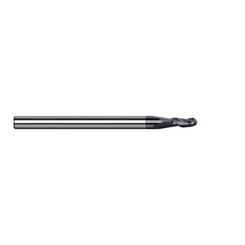 Harvey Tool 944310-C6 | 5/32" Diameter x 3/16" Shank x 0.2350" LOC x 2" OAL 4FL AlTiN Nano Coated Carbide Ball End Mill