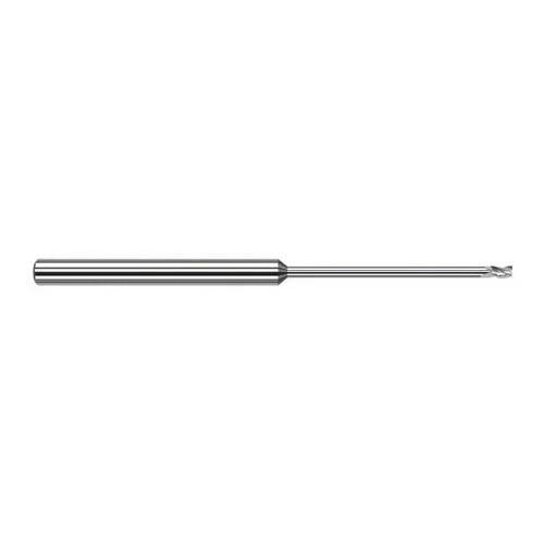Harvey Tool 977410 | 5/32" Diameter x 3/16" Shank x 15/64" LOC x 6" OAL 3FL Uncoated Carbide Square End Mill