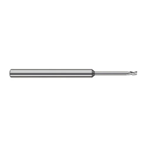Harvey Tool 982210 | 5/32" Diameter x 3/16" Shank x 15/64" LOC x 3" OAL 3FL Uncoated Carbide Square End Mill
