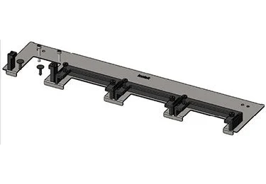 Icotek KDR-ESR-TS8-800-43072: Enclosure Base Plate with Slide Frames - 43072