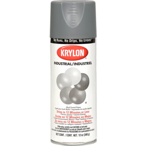 Krylon (5-Ball) Interior-Exterior Gray Primer - K01318A07 - Pkg Qty 6