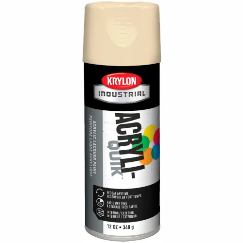 Krylon (5-Ball) Interior-Exterior Paint Almond - K01506A07 - Pkg Qty 6