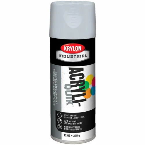 Krylon (5-Ball) Interior-Exterior Paint Flat White - K01502A07 - Pkg Qty 6