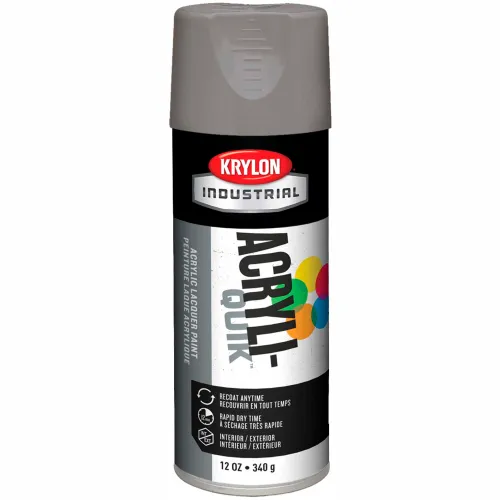 Krylon (5-Ball) Interior-Exterior Paint Smoke Gray - K01608A07 - Pkg Qty 6