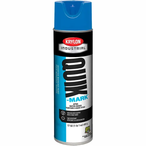 Krylon Industrial Quik-Mark Wb Inverted Marking Paint Apwa Blue - A03903004 - Pkg Qty 12