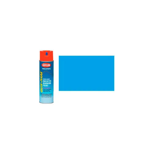 Krylon Industrial Quik-Mark Wb Inverted Marking Paint Fluor. Caution Blue - A03620004 - Pkg Qty 12