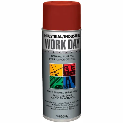 Krylon Industrial Work Day Enamel Paint Red Primer - A04419007 - Pkg Qty 12