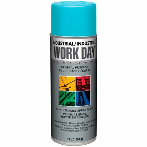 Krylon Industrial Work Day Enamel Paint Sky Blue - A04409007 - Pkg Qty 12