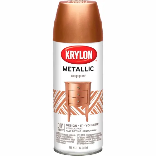 Krylon Metallic Paint Copper Metallic - K02203007 - Pkg Qty 6