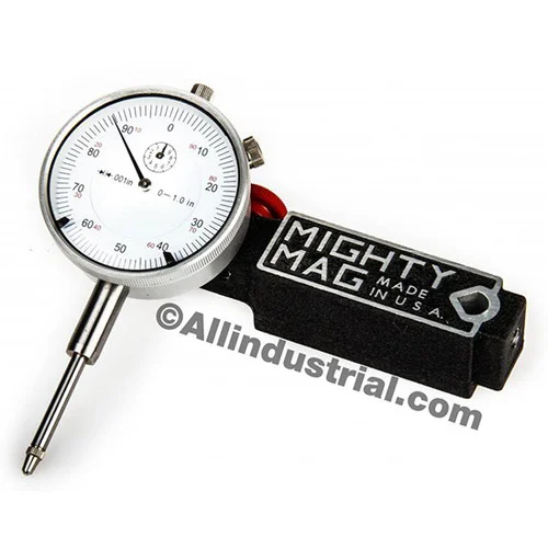 Mighty Mag 400-1-SET | 0-1" Dial Indicator Combo Set Inspection Holder Magnetic Base Kit