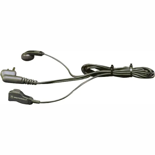Motorola Solutions 53866 Earbud with Clip PPT & Microphone for RDX, XTN, CLS, AX, DTR & RM Series