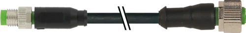 MurrElektronik 7000-88241-6300060 M8 Male 0° / M12 Female 0° A-Cod Connector