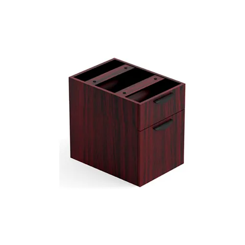 Offices To Go™ 2 Drawer Hanging Pedestal in Mahogany - Executive Modular Furniture