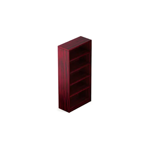 Offices To Go™ 4 Shelf Bookcase in Mahogany - Executive Modular Furniture