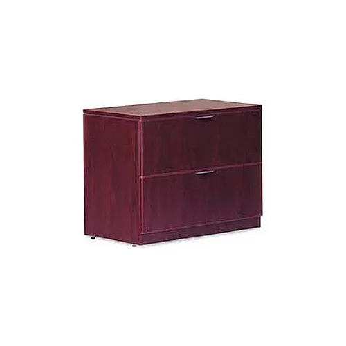 Offices To Go™ Two Drawer Lateral File in Mahogany - Executive Modular Furniture