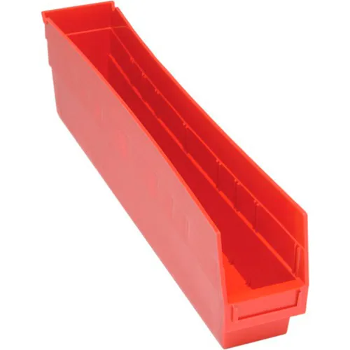 Plastic Nesting Storage Shelf Bin QSB205 4-1/8"W x 23-5/8"L x 6"H Blue - Pkg Qty 16