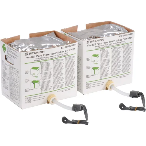 Pure Flow 1000® Eyesaline™ Cartridge Refills, 3.5 Gal. Bottle, 2/Pack