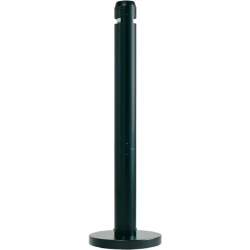 Rubbermaid® Smokers Pole, Black 4"Dia. x 42-1/2"H, FGR1BK