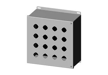 Saginaw PB: Hinged Pushbutton Enclosure 30.5mm - SCE-16PBH