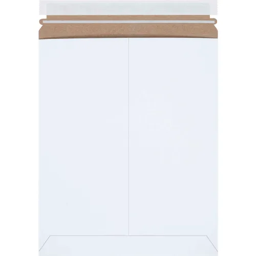 Self Seal Stayflats® Mailers, 11"W x 13-1/2"L, White, 100/Pack