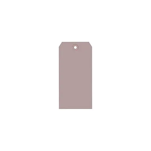 Shipping Tags, #8, 6-1/4"L x 3-1/8"W, Gray, 1000/Pack