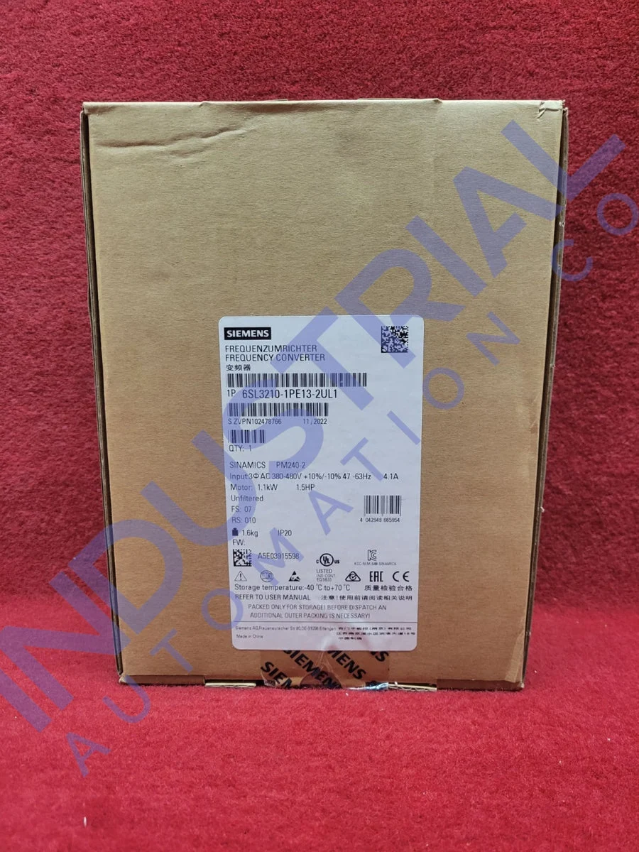 Siemens 6SL3210-1PE13-2UL1