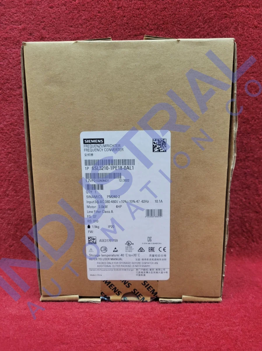 Siemens 6SL3210-1PE18-0AL1