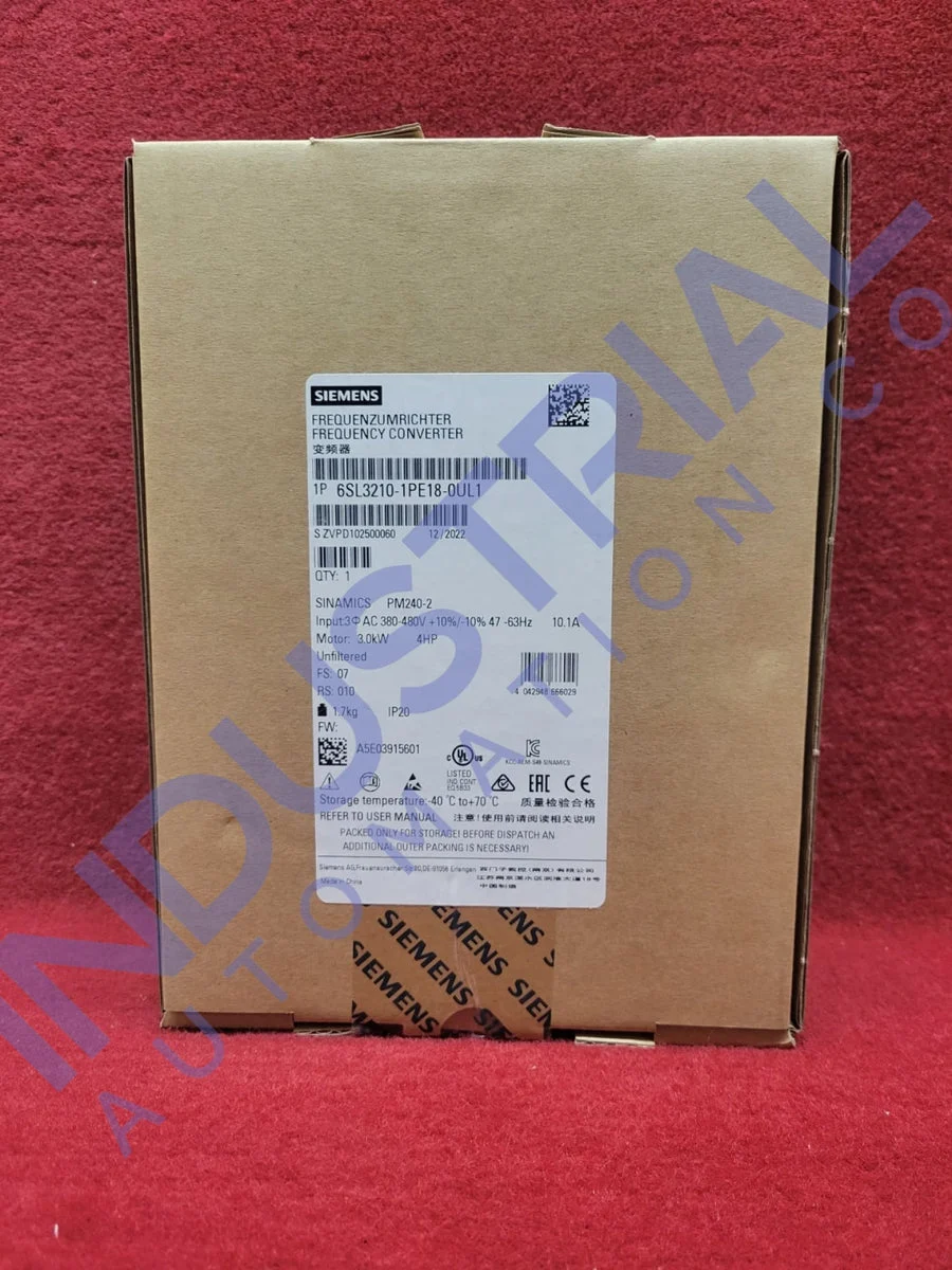Siemens 6SL3210-1PE18-0UL1