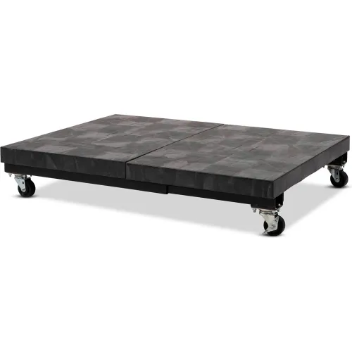 SPC Industrial™ Mobile Dunnage-Rack™, 48"W x 24"D x 9"H, Black