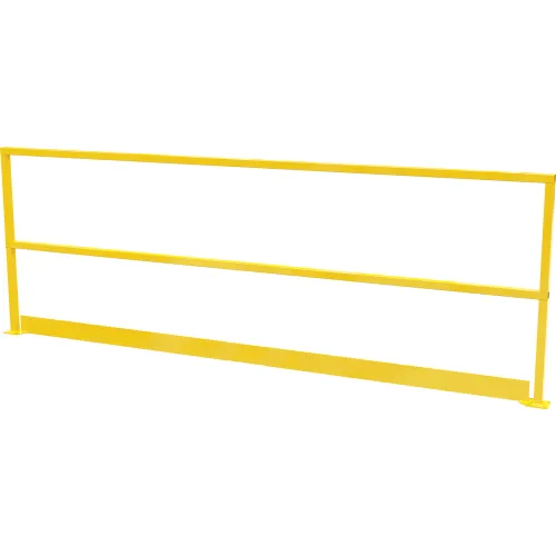 Square Steel Guard Rail With Toeboard 41-5/8"H X 122-1/2"L