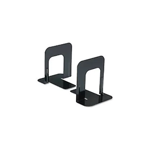 Standard Economy Metal Bookends, Black Enamel