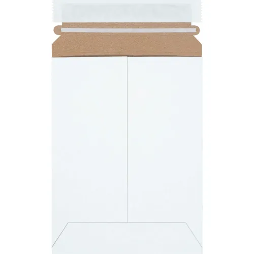 Stayflats Plus® Self-Seal Mailers, 6"W x 8"L, White, 25/Pack