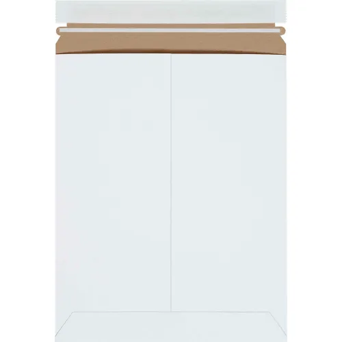 Stayflats Plus® Self-Seal Mailers, 9-3/4"W x 12-1/4"L, White, 25/Pack