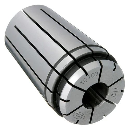 Techniks 04010-21/32 | 0.641" - 0.656" Capacity x 21/32" Shank x 1.379" Width TG100 Steel Super Precision Collet