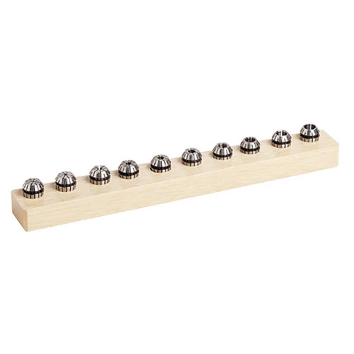 Techniks 04209IS | 3/32" - 3/8" Capacity x 1/32" Increment ER16 Bearing steel Collet Set - 10pcs