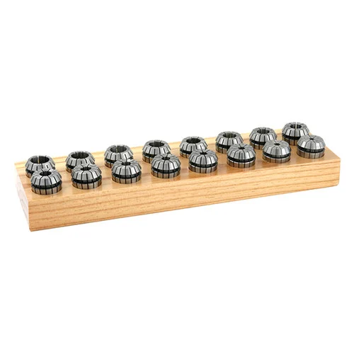 Techniks 04212IS | 7/32" - 3/4" Capacity x 1/32" Increment ER32 Bearing steel Collet Set - 18pcs