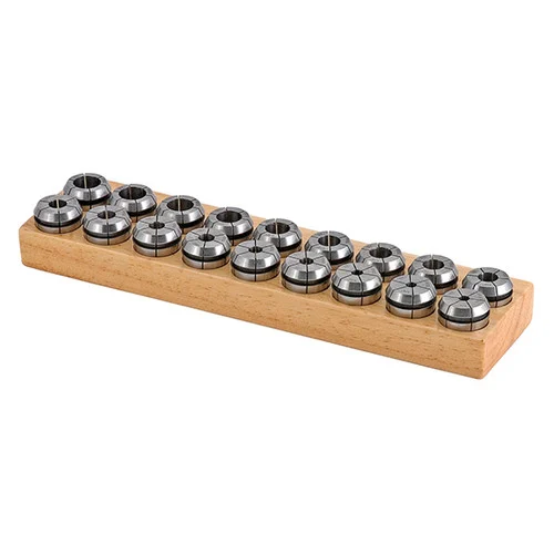 Techniks 08316MS | 3.00mm - 10.00mm Capacity x 0.50mm Increment ER16 Bearing steel Collet Set - 15pcs