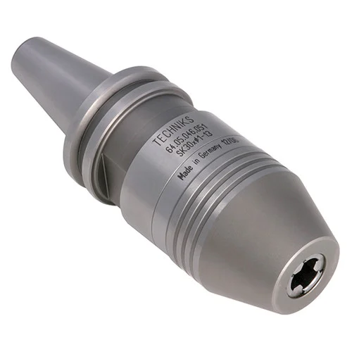 Techniks 24.05.046.005 | CAT40 Taper 1.750" Diameter x 1/2" Maximum Capacity Drill Chuck