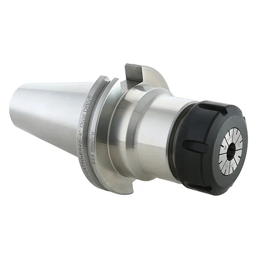 Techniks 47.122.32.800 | CAT50 Taper x 2.750" Diameter x 3.875" Shank x 8" Projection Length ER32 DualDRIVE Collet Chuck