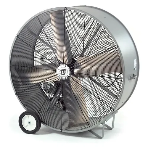 TPI 48" Hazardous Location Portable Barrel Fan, 14,400 CFM, 1 HP, 1 Phase