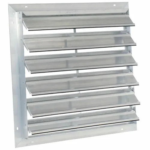 TPI Exhaust Fan Shutter, 51"W x 51"H x 3"D