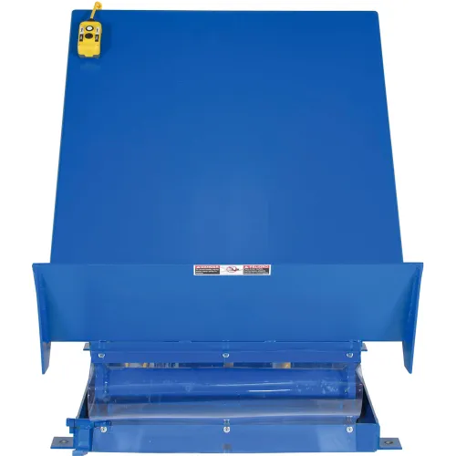 Unitilt Single Scissor Lift & Tilt Table UNI-3648-4-BLU-460-3 4000 Lb. Capacity